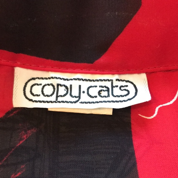 COPY CATS 🌟 Vintage Blouse, lightweight, button down with cuffs, comfortable - Picture 8 of 10